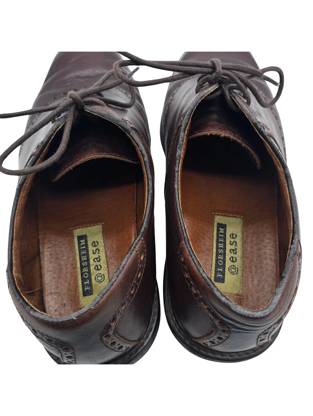 Florsheim Dress Shoes | Men's 10.5W | Brown Leather Cap Toe | Lace-Up Oxford